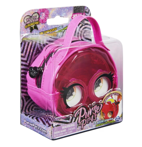 Articole pentru copii - Gentuta Micro Purse Pets Meduza Rosie transparenta
