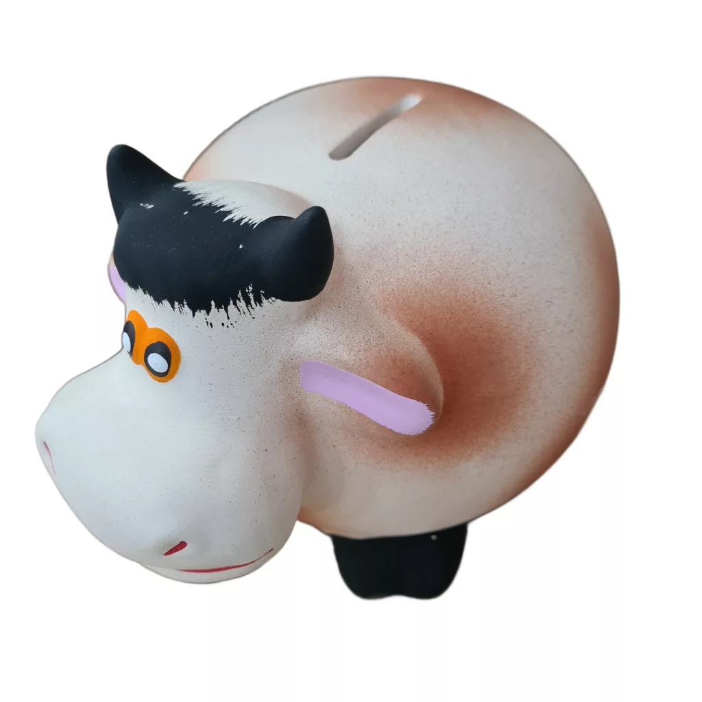 Accesorii personale și beauty - Pusculita ceramica vaca 20x15 cm
