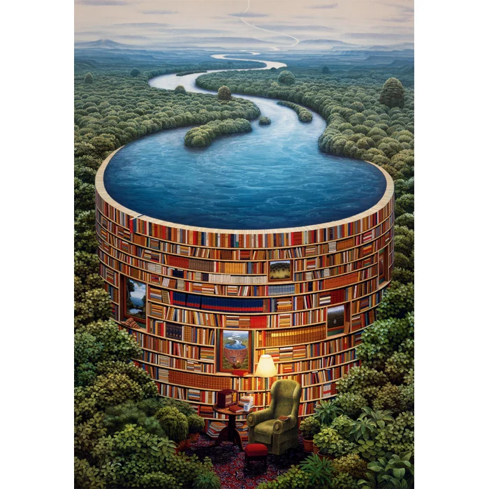 Puzzle Clementoni 1000 piese Bibliodame [1]
