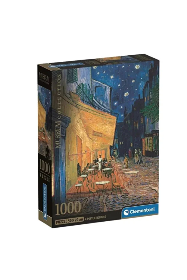 Jucării și jocuri - Puzzle 1000 piese Terasa cafenelei noaptea Van Gogh 50 x 70 cm