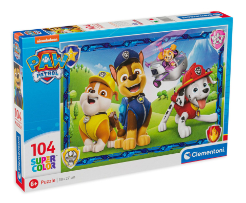 Jucării și jocuri - Puzzle Clementoni 104 piese Paw Patrol