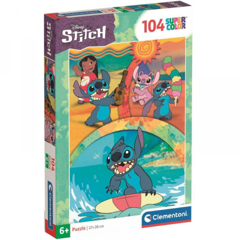 Puzzle pentru copii Disney Stitch 104 piese Clementoni [0]