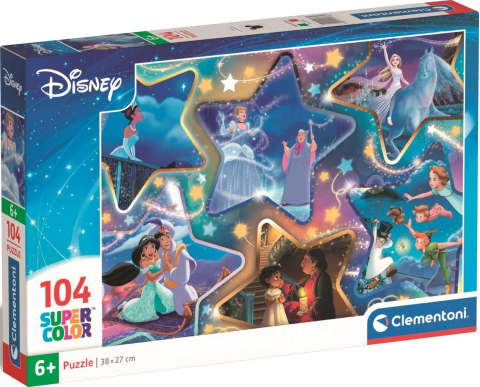 Jucării și jocuri - Puzzle Momente magice Disney 104 piese Clementoni