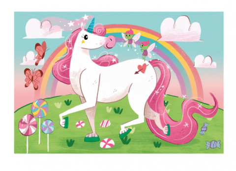 Puzzle 104 piese Clementoni I Believe in Unicorns [1]