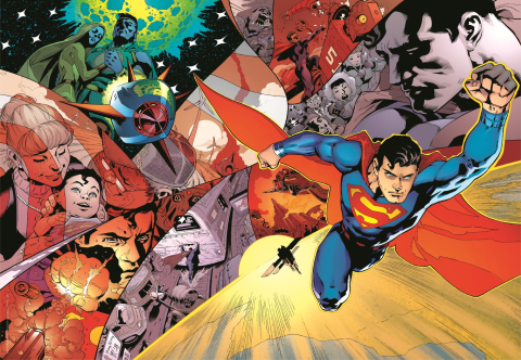 Puzzle Superman in actiune 104 piese Clementoni [1]
