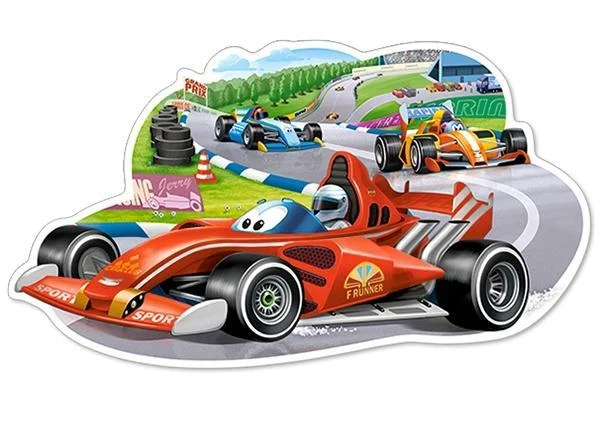Puzzle 12 piese Maxi Masina de Curse [1]