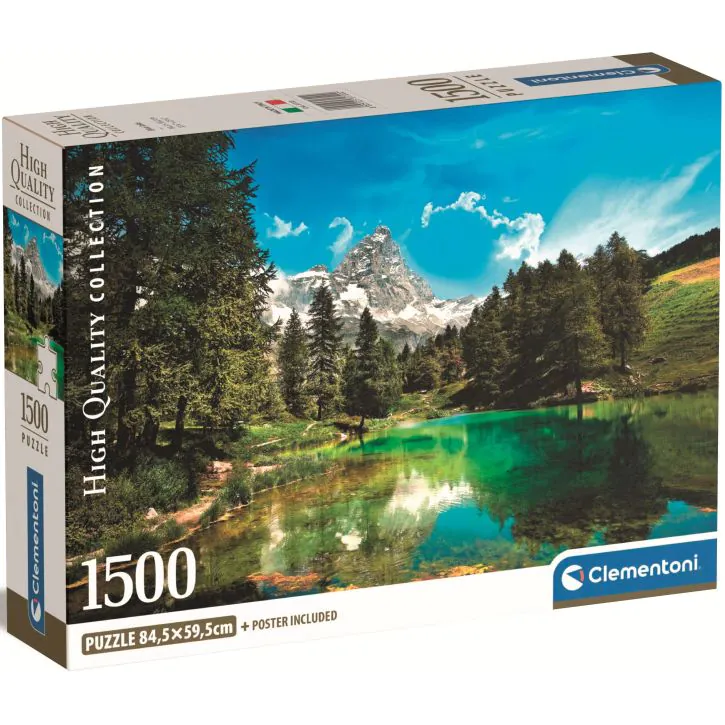 Jucării și jocuri - Puzzle 1500 piese Lacul Albastru Italia 84.5 x 59.5 cm