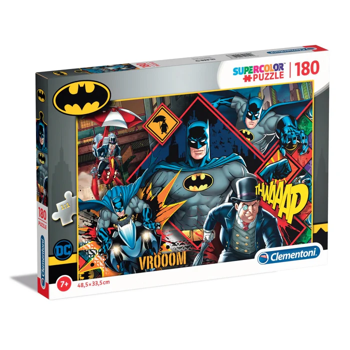 Jucării și jocuri - Puzzle Clementoni 180 piese Batman