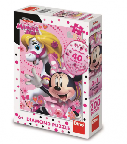 Jucării și jocuri - Puzzle Dino Toys Minnie Mouse 200 piese