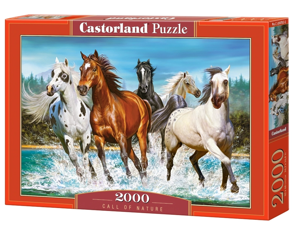 Jucării și jocuri - Puzzle 2000 piese Call of Nature Castorland