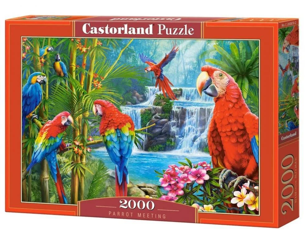 Jucării și jocuri - Puzzle 2000 piese Parrot Meeting