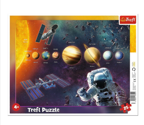 Jocuri educative și de societate - Puzzle Trefl Sistemul Solar 25 piese