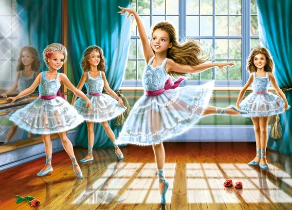 Puzzle 260 piese Little Balerinas Castorland [1]