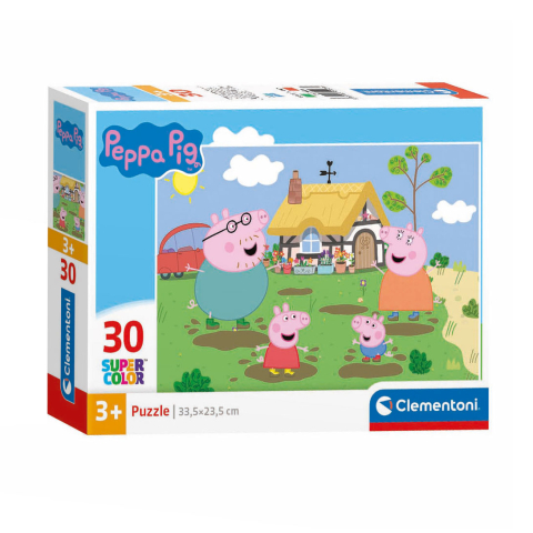 Jucării și jocuri - Puzzle Peppa Pig 30 piese Clementoni