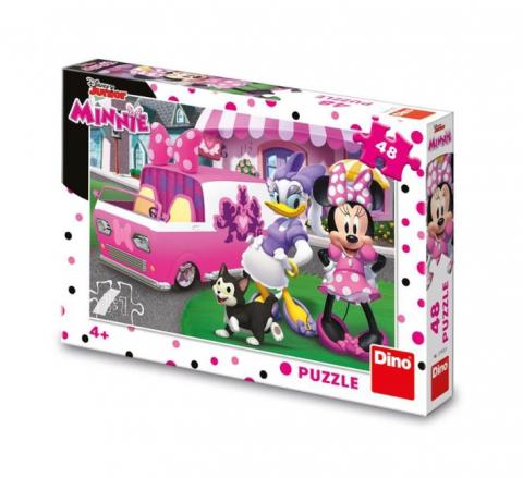 Jocuri educative și de societate - Puzzle Minnie si Daisy 48 piese – Dino Toys