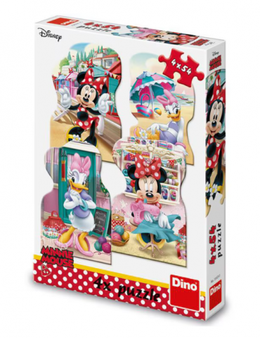 Set 4 puzzle Dino Toys Minnie si Daisy 4x54 piese [1]