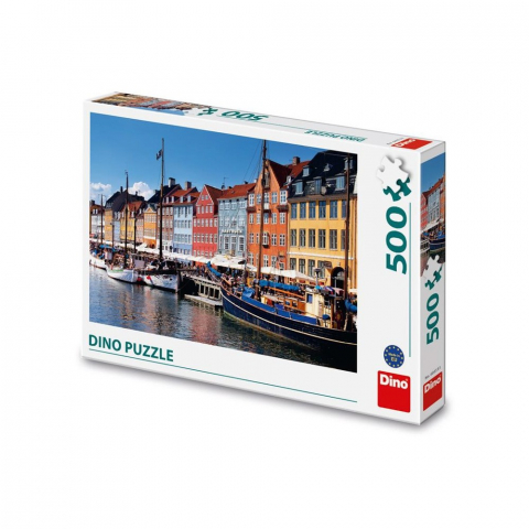 Jucării și jocuri - Puzzle Dino Toys Copenhaga 500 piese
