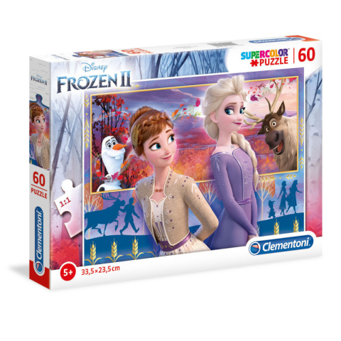 Jucării și jocuri - Puzzle Clementoni 60 piese Frozen 2