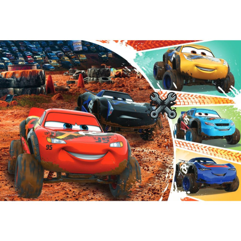 Puzzle Trefl 60 piese Disney Cars 3 [1]