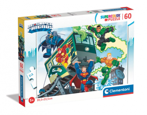 Puzzle 60 piese Clementoni DC SuperFriends [0]