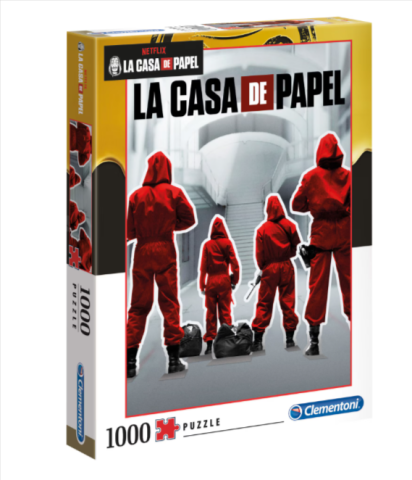 Jucării și jocuri - Puzzle 1000 piese Clementoni La Casa de Papel The Money Heist