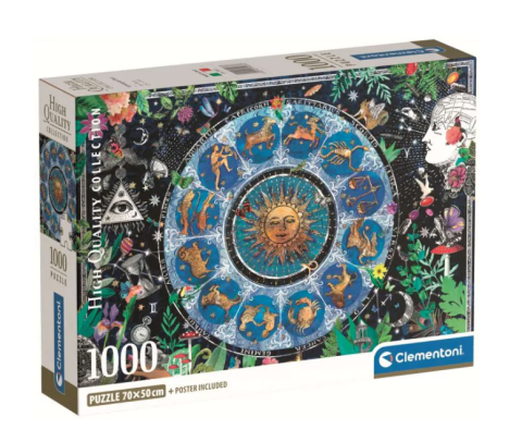 Jucării și jocuri - Puzzle 1000 piese Harta astrologica 70 x 50 cm