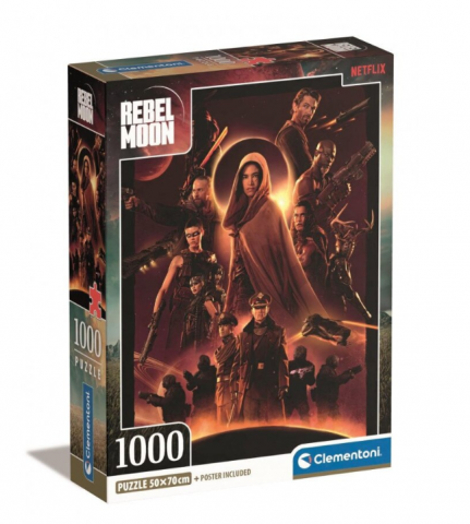 Jucării și jocuri - Puzzle 1000 piese Clementoni Rebel Moon