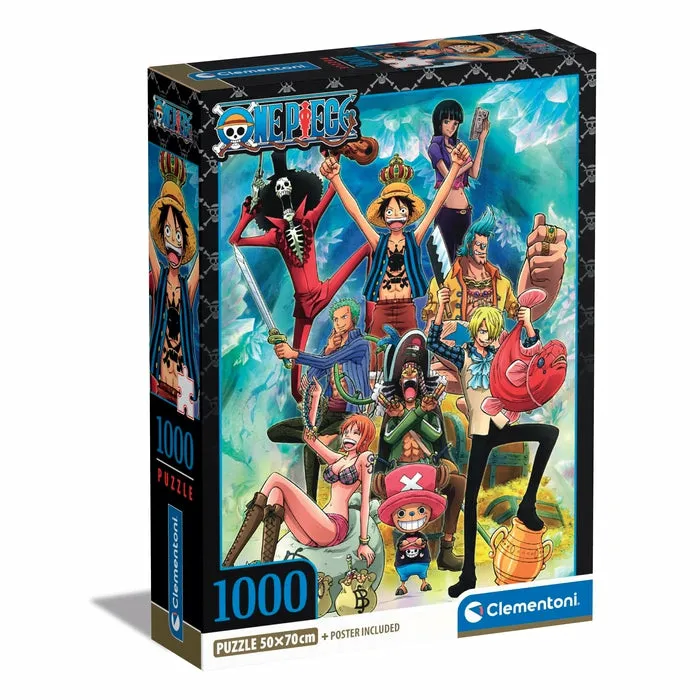 Puzzle 1000 piese Compact Anime One Piece Clementoni [0]