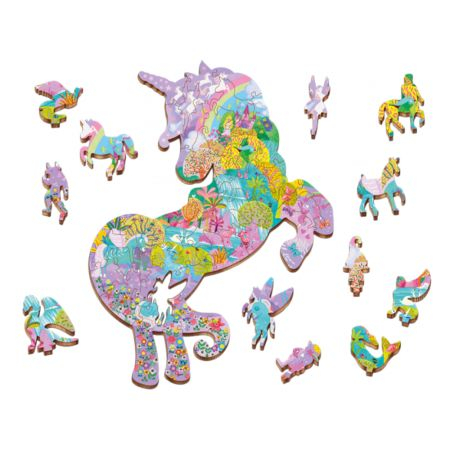 Puzzle din lemn 48 piese Peisaje Fantastice Woody Ludattica [1]