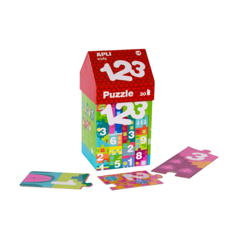 Puzzle educativ Numere 30 piese Apli [1]