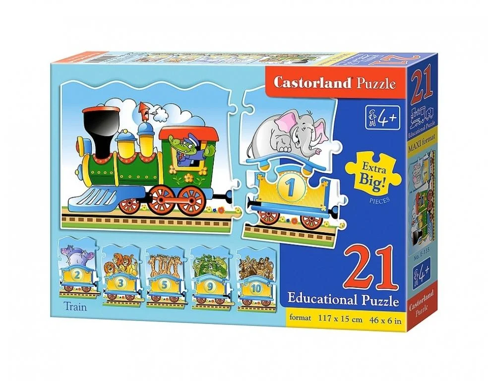 Jucării și jocuri - Puzzle educativ Tren