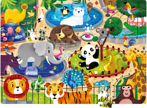 Puzzle fosforescent Mimorello – Zoo [1]