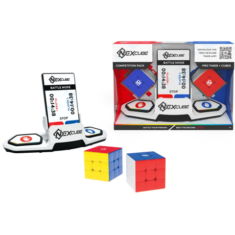Cuburi logice - Puzzle Mecanic Moyu Nexcube Set Competitiv 2 cuburi 3x3 si Timer