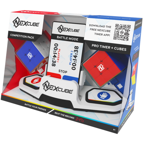 Puzzle Mecanic Moyu Nexcube Set Competitiv 2 cuburi 3x3 si Timer [1]