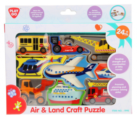 Puzzle Playgo Air & Land Craft 9 piese [0]
