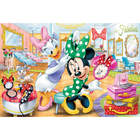 PUZZLE TREFL 100 MINNIE LA SALONUL DE INFRUMUSETARE [1]