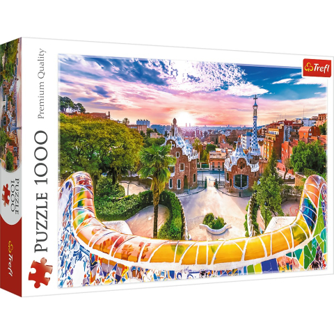 Jucării și jocuri - PUZZLE TREFL 1000 APUS PESTE BARCELONA