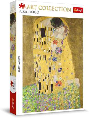 Jocuri educative și de societate - PUZZLE TREFL 1000 ART COLLECTION GUSTAV KLIMT SARUTUL