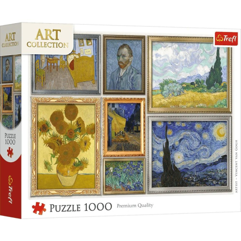 Jucării și jocuri - PUZZLE TREFL 1000 ART COLLECTION VINCENT VAN GOGH