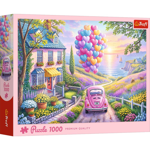 Jucării și jocuri - PUZZLE TREFL 1000 CALATORIE ROMANTICA
