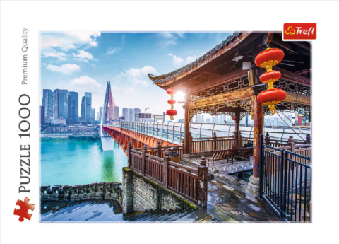 Jocuri educative și de societate - Puzzle 1000 piese Chongqing China Trefl