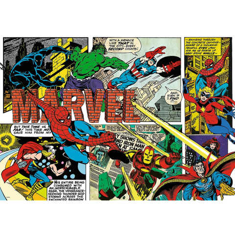 PUZZLE TREFL 1000 DISNEY 100 EROII MARVEL [1]