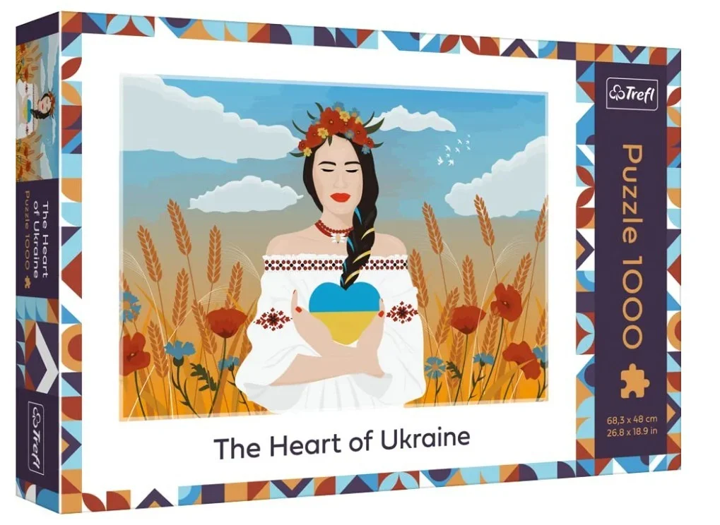 Jocuri educative și de societate - Puzzle 1000 piese Inima Ucrainei Trefl