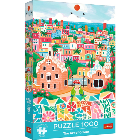 Jucării și jocuri - PUZZLE TREFL 1000 PREMIUM PLUS BARCELONA SPANIA