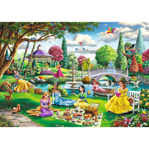 PUZZLE TREFL 1000 PREMIUM PLUS DISNEY PRINCESS PICNIC [1]