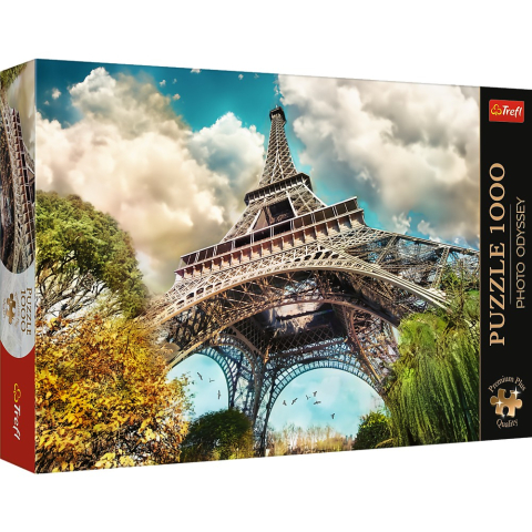 Jucării și jocuri - PUZZLE TREFL 1000 PREMIUM PLUS PHOTO ODYSSEY TURNUL EIFFEL PARIS