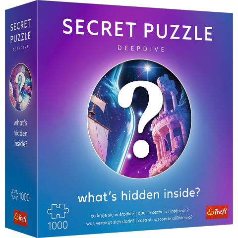 Jocuri educative și de societate - PUZZLE TREFL 1000 PREMIUM PLUS PUZZLE SECRET SCUFUNDARE IN ADANCIME