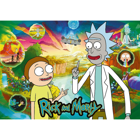 PUZZLE TREFL 1000 PREMIUM PLUS RICK SI MORTY [1]