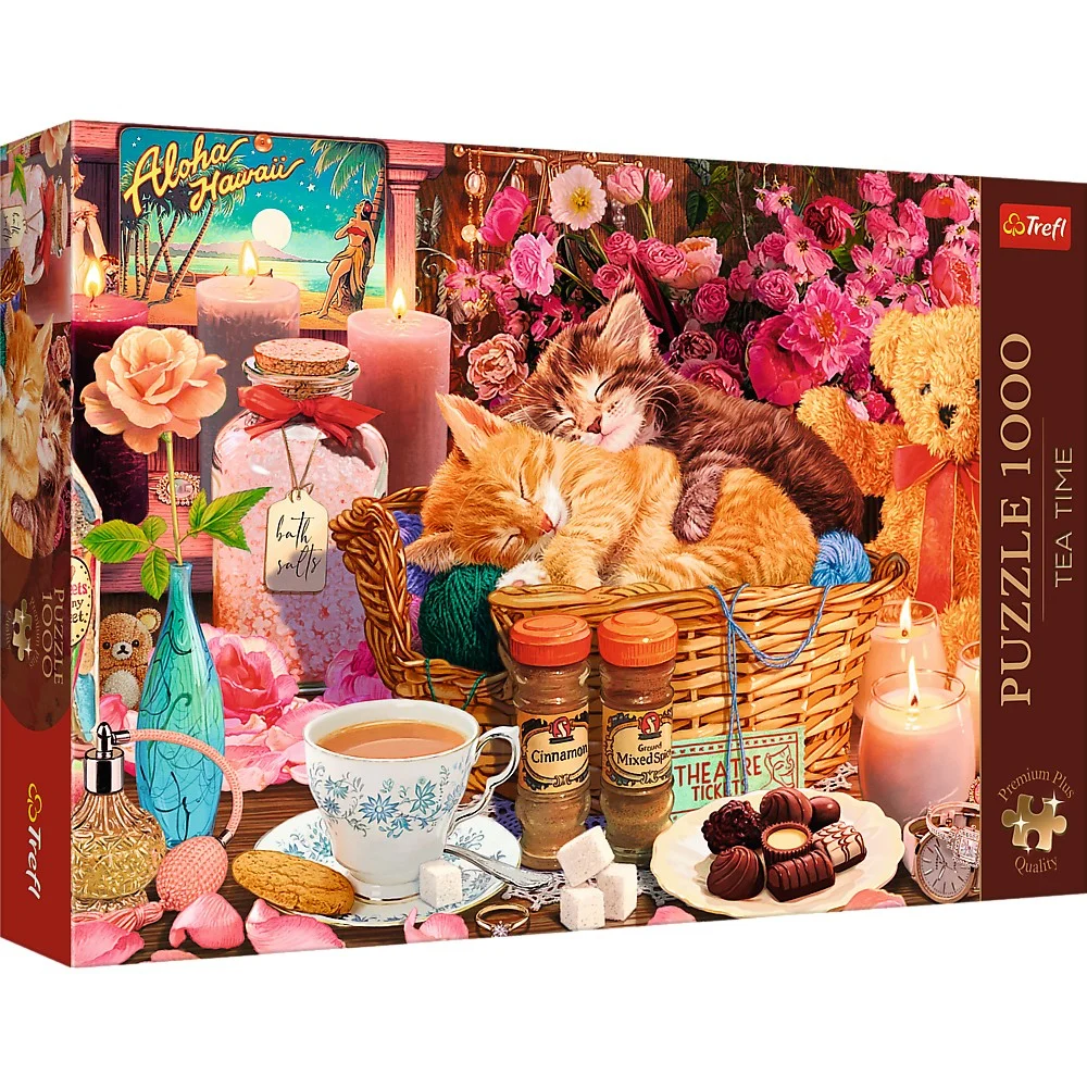 Jocuri educative și de societate - Puzzle 1000 piese Tea Time Toate lucrurile bune Trefl