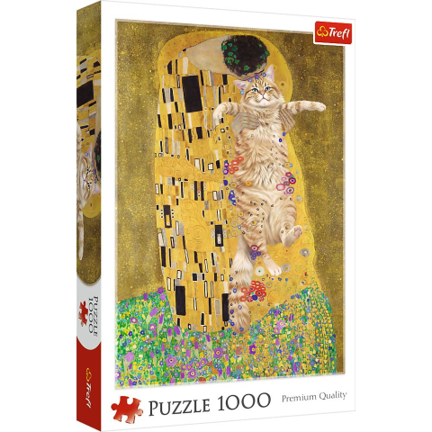 Jocuri educative și de societate - PUZZLE TREFL 1000 PURRFECT KISS